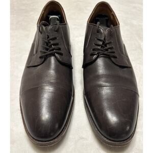 Bostonian Men’s Shoes Size 11.5 Brown Oxford Leather Lace Up Cap Toe Comfort
